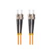 Lanberg FO-STST-MD21-0050-OG Multimódusú OM2 duplex optikai patch kábel 2xST/UPC csatlakozóval 5m