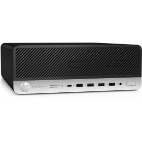   HP ProDesk 600 G4 SFF/i5-9400/8GB/256GB/Win Pro COA/fekete asztali számítógép (Használt A+)