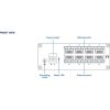 Teltonika TSW030 8x 10/100Mpbs FE LAN port nem menedzselhető DIN sínre szerelhető ipari switch