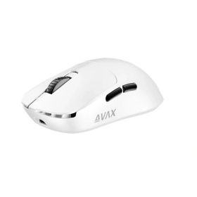   AVAX LW03 PRO PAW3395 Tri-mode 8k lightweight fehér gamer egér
