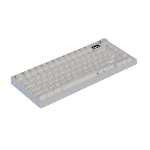 AVAX GM02 PRO 75% HUN tri-mode fehér mechanikus (Gateron yellow switch) billentyűzet