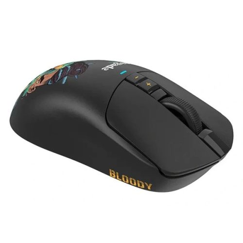 A4-Tech Bloody R72 Ultra Duo Renegade Midnight vezeték nélküli fekete gamer egér