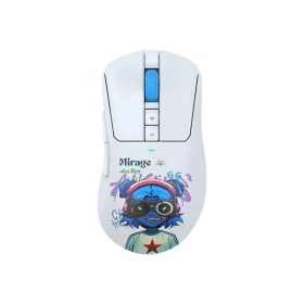   A4-Tech Bloody R73 Ultra Duo Nyx Mirage vezeték nélküli fehér gamer egér