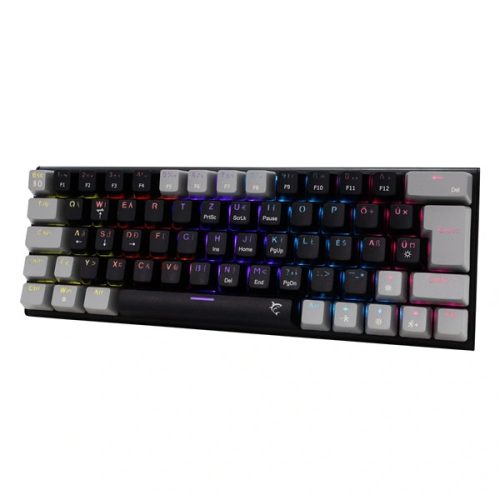 White Shark GK-002123V2-B-G/BL-HU Wakizashi 2 HUN fekete/szürke (blue switch) gamer billentyűzet