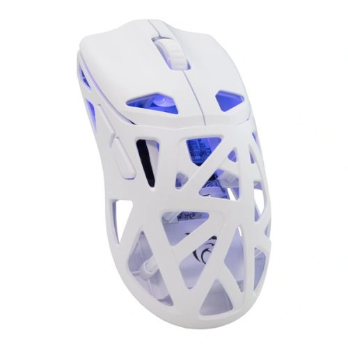 White Shark WGM-5019W DAGONET vezeték nélküli fehér gamer egér