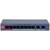 Dahua CS4010-8ET2GT-110 8x10/100 Mbps PoE + 2x1 Gbps uplink/110W/Cloud Managed PoE Switch