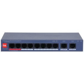   Dahua CS4010-8ET2GT-110 8x10/100 Mbps PoE + 2x1 Gbps uplink/110W/Cloud Managed PoE Switch
