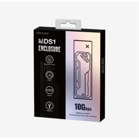 Hikvision HIKSEMI Külső ház M.2 - USB3.2, Type-C, Ezüst