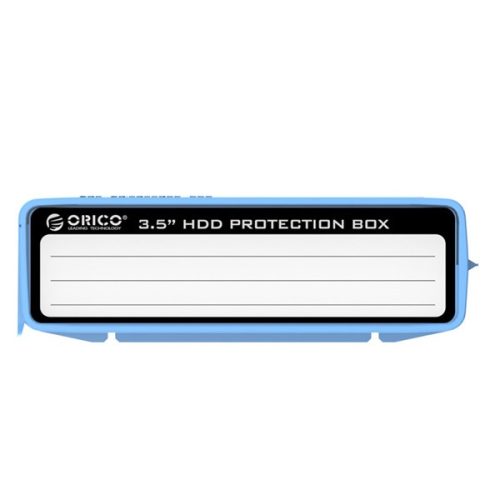 Orico HDD védőtok - PHP35-V1-BL /150/ (3,5", anti-statikus, porálló, kék)