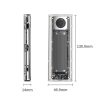 Orico Külső M.2 ház - ORICO-TCM2-U4-BK-BP (USB-C 4 -> M.2 NVMe, Max.: 8TB, 40 Gbps, fekete)