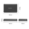 Orico Külső HDD/SSD Ház 2.5"/3,5" - DDW35-C3-EU-BK (USB-C to USB-A/C, Max.: 18TB, fekete)