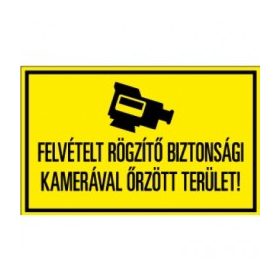 Figyelmeztető PVC tábla 160x100mm