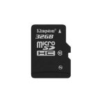   Kingston 32GB microSDHC Canvas Select Plus kártya UHS-I/C10/V10/A1 SDCS2/32GB