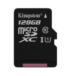 Kingston 128GB microSD kártya C10 SDCS/128GB