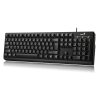 Genius Billentyűzet - KB-100 (Vezetékes, USB, Smart, fekete)
