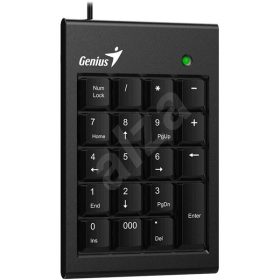   Genius Billentyűzet - Numpad 110 Slim (Vezetékes, USB, vékony, numerikus billentyűzet, fekete)