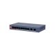 Dahua switch PoE - CS4010-8ET2GT-110 (Cloud menedzsment; 8x 10/100 Mbps PoE + 2x 10/100/1000 Mbps port, 110W)