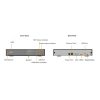 Imou NVR rögzítő - NVR-N110-8A0E (10 csatorna, H265, HDMI, VGA, USB, 1x Sata (max16TB), Onvif; Hangsz; Mikrofon)