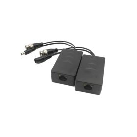   Dahua Video Balun+táp - PFM801-4MP-B10 (HDCVI, 2MP 200m, Cat5e/Cat6; 10db/csomag, 24–36 VDC in - 12V out)