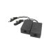 Dahua Video Balun+táp - PFM801-4MP-B10 (HDCVI, 2MP 200m, Cat5e/Cat6; 10db/csomag, 24–36 VDC in - 12V out)
