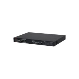   Dahua switch PoE mendzselhető - S4220-16GT-190 (18x 1Gbps; 16x PoE/PoE+; 2x 1Gbps SFP; 190W)