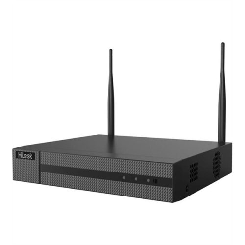 HiLook NVR rögzítő - NVR-104MH-D/W (4 csatorna, H265+, HDMI+VGA, 2xUSB, 1x Sata, Wifi)