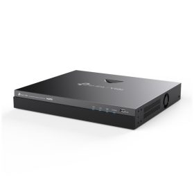   TP-link NVR rögzítő - NVR2016H-16P (16 csatorna, 16 PoE+ port 90W; H265+, 8MP, HDMI, VGA, 2xUSB, 2xSata, audio)