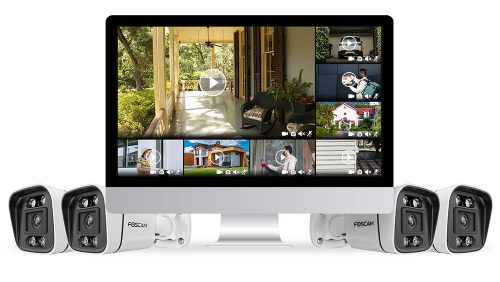 Foscam FN9108E-B4-2T 5MP kamera rendszer