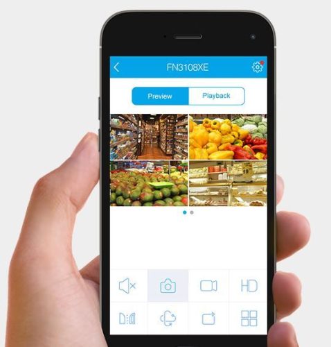 Foscam FN9108E-B4-2T 5MP kamera rendszer