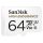 SanDisk High Endurance microSDXC 64GB memóriakártya, 100/40 MB/s (SDSQQNR-064G-GN6IA)