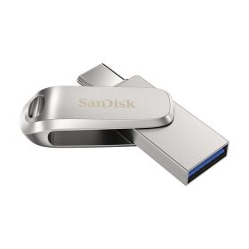   SanDisk Dual Drive pendreive, 128GB, ezüst (SDDDC4-128G-G46
)