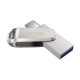 SanDisk Dual Drive pendrive, 256GB, ezüst (SDDDC4-256G-G46
)