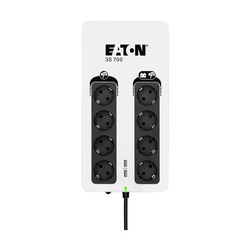 EATON 3S700D 3S 700VA USB DIN 420W 230V SCH Tower szünetmentes tápegység