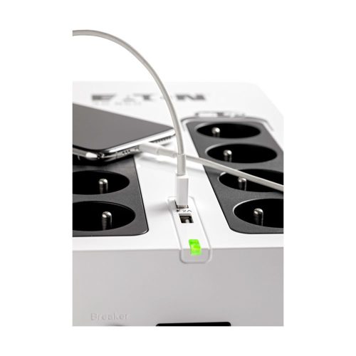 EATON 3S700D 3S 700VA USB DIN 420W 230V SCH Tower szünetmentes tápegység
