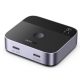 UGREEN USB-C kapcsoló 2 bemenet / 1 kimenet AW502