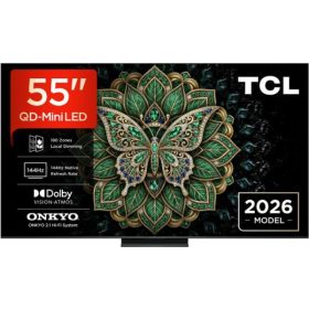   TCL 55" 55C6KPro Smart LED Televízió, 139 cm, 4K 144Hz, QD-MiniLED, HDR, Google TV