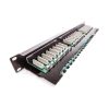 KELINE 606030 19"" 1U Giga KOMPAKT 24port Cat.5e RJ45/u árnyékolatlan patch panel