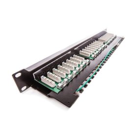   KELINE 606030 19"" 1U Giga KOMPAKT 24port Cat.5e RJ45/u árnyékolatlan patch panel