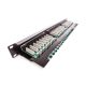 KELINE 606030 19"" 1U Giga KOMPAKT 24port Cat.5e RJ45/u árnyékolatlan patch panel