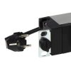 Legrand 646821 19" 1U 16A 230V 9x Schuko aljzat CEE7/7 csatlakozó biztonsági zsaluval 3m kontrol LED-es elosztósor