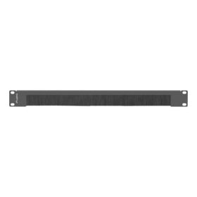   Lanberg AK-1103-B 19" 1U egyik oldalán nyitott fésűs fekete kábelrendező
