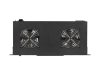 Lanberg AK-1502-B 19" 1U 2x ventilátor + termosztát egység LCD kijelzővel