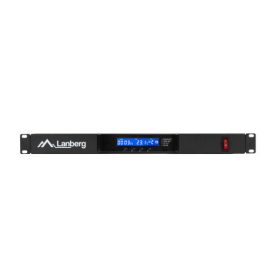   Lanberg AK-1503-B 19" 1U 4x ventilátor + termosztát ventilátor egység LCD kijelzővel