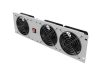 Lanberg AK-1506-S 19" 1U 3x ventilátor 230V 50W függőleges szürke ventilátor