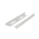 Lanberg AK-1901-S 19" 1U 397x680mm állítható szürke rack sín készlet