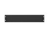 Lanberg AK-2001-B 19" 2U 483x360mm 4x ponton rögzíthető 90kg terhelhetőségű fekete rack fiók