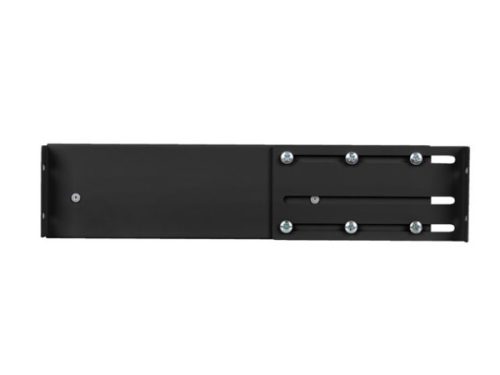 Lanberg AK-2001-B 19" 2U 483x360mm 4x ponton rögzíthető 90kg terhelhetőségű fekete rack fiók