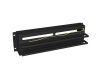 Lanberg AK-VDP103-B 19" 3U DIN sínes fedeles fekete kismegszakító tartó panel