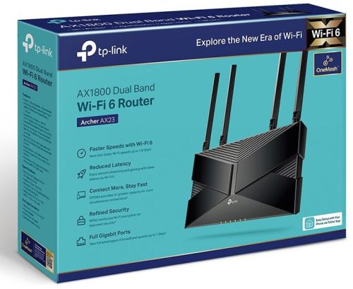 TP-LINK ROUTER ARCHERA X23 AX1800 Dual-Band WiFi6
