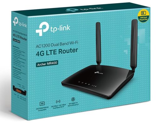 TP-LINK ROUTER ARCHER MR400 AC1200 W.less Dual Band 4G LTE